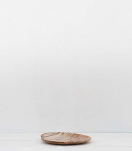 Javanese Petrified Wood Platter / Medium