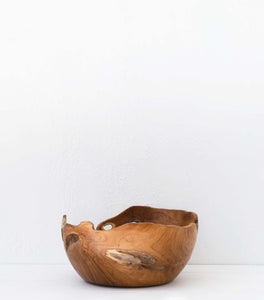 Javanese Teak Sculptural Bowl / Large
