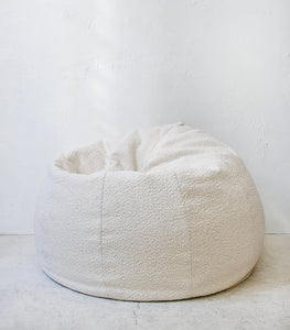 'Bodrum' Lounging Bag / NZ Made / Fabric-Ovus Boucle Ivory