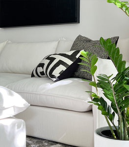 Malibu 4 Piece Modular Sofa / Fabric-Pure-Whitewash