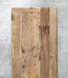 Recycled Elmwood Peasant Bench / XL / 160x33cm / Natural