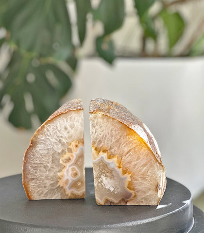 Brazilian Agate Bookend / #13-3