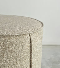 'Baja' Ottoman / NZ MADE / 60 x 45cm / Fabric - Lirna -Sable
