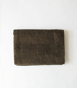 Tweed Bath Sheet / Olive