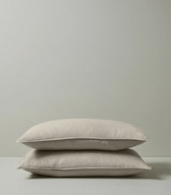 French Flax Linen / Standard Pillowcase / PAIR / Bone