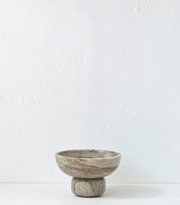 'Indra' Goblet Bowl / Oat