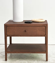 'Brentwood' Bedside w Drawer / Solid Oak / Walnut