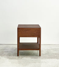 'Brentwood' Bedside w Drawer / Solid Oak / Walnut