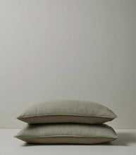 French Flax Linen / Standard Pillowcase / PAIR / Caper