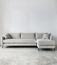 Capri Sofa w RH Chaise / NZ MADE / Fabric - Pompeii - Ecru