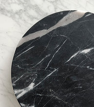 Marble Charger Plate / 30cmD / Black