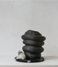 Marble Charger Plate / 30cmD / Black