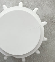 Indonesian Cog Stool / White
