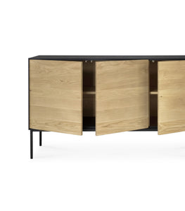 Ethnicraft / Blackbird Console / Solid French Oak / 150cm / 3 Door
