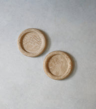 Travertine Round Tray / 20cm / Small