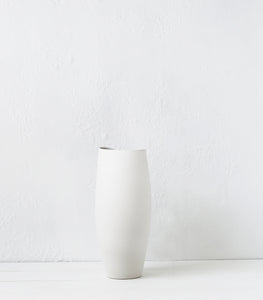 'Curve' Vase / Tall / Matte White