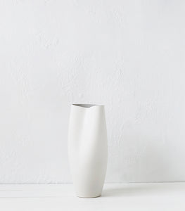 'Curve' Vase / Tall / Matte White