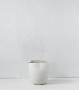 'Curve' Vase / Wide - Medium / Matte White