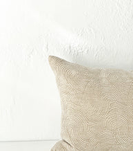 'Dune' Cushion/ NZ MADE/ NZ Feather Inner/ 60x40cm/ Sand