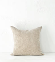 'Dune' Cushion/ NZ MADE/ Feather Inner/ 55x55cm/ Sand