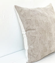'Dune' Cushion / NZ MADE / NZ Feather Inner / 55x55cm / Pumice