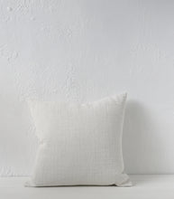 'Ibiza' Cushion w Feather Inner / NZ MADE / 55x55cm / Sunbleach (Chalk Series)