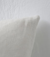 'Ibiza' Cushion w Feather Inner / NZ MADE / 55x55cm / Sunbleach (Chalk Series)