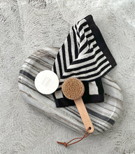 'Indra' Pill Shallow Bowl / Zebra Marble