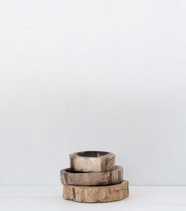 Javanese Petrified Wood Bowl / Medium