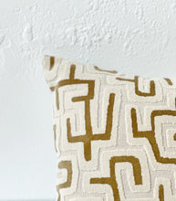 'Joshua' Cushion/ NZ MADE/ Feather Inner/ 60x40cm / Cacti