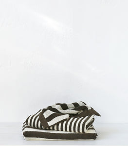 'Raye' Face Towel / Olive