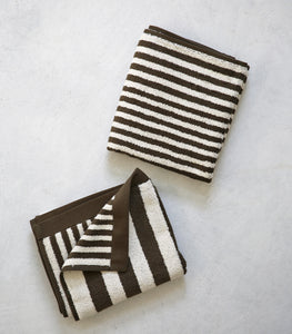 'Raye' Hand Towel / Olive