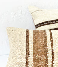 Vintage Turkish Kilim  Cushion / 100% Wool / NZ Feather Inner / 60x40cm