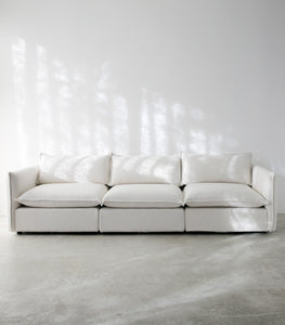 'Malibu' Modular Sofa / NZ MADE / 3 Piece / New York-Alabaster