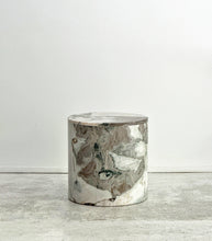 'Milky Blue' Marble Side Table
