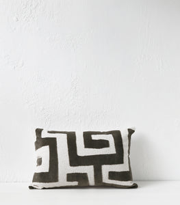 Outdoor / 'Meandios' Cushion / NZ MADE / 60x40cm / Taupe