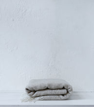 Merino Wool Blend Throw / 130x180cm / Oatmeal