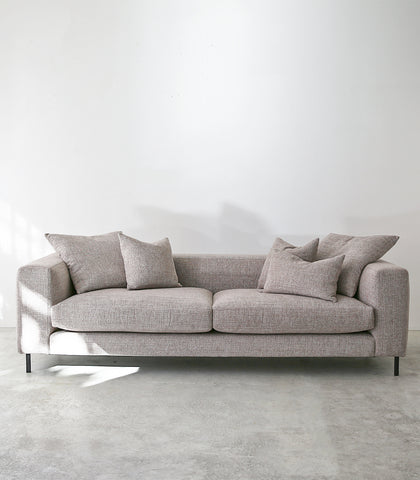 'Milan' Sofa / NZ MADE / 260cm / Fabric - Ness - Twig