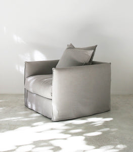 'Milos' Chair / NZ Made / Fabric - 'Sahara'