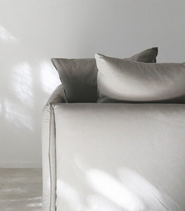 'Milos' Chair / NZ Made / Fabric - 'Sahara'