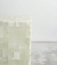 Mexican Onyx Marquetry Side Table