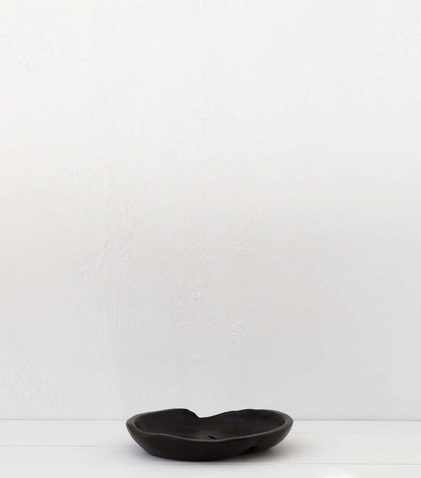Organic Serving Bowl / Round / 30cmD / Black