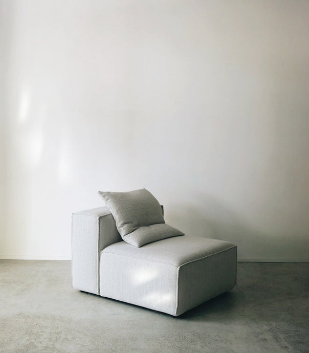 Ibiza Outdoor Sofa Module w Cushion / NZ MADE / Single Seat / Fabric - Elba