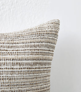 Outdoor / 'Noosa' Cushion / NZ MADE / 60x40cm / Oyster