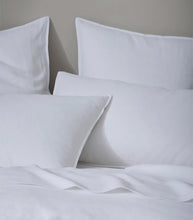 French Flax Linen / Standard Pillowcase / PAIR / White