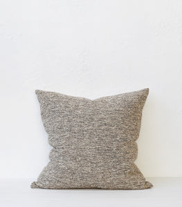 'Sandstorm' Cushion / NZ MADE / Feather Inner / 55x55cm / Granite