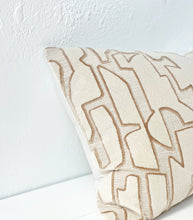 'Sedona' Cushion / NZ MADE / NZ Feather Inner / 60x40cm / Sand