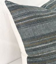 'Shoreline' Cushion / NZ MADE / NZ Feather Inner / 55x55cm / Ocean