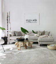Capri Sofa w RH Chaise / NZ MADE / Fabric - Pompeii - Ecru