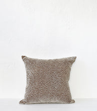 'Velvet Ripple' Cushion /nNZ MADE- Feather Inner / 55x55cm / Linen